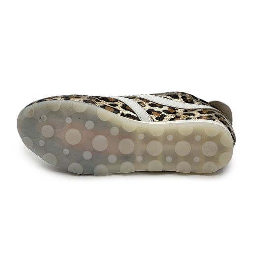 Кроссовки INSIDE леопардовый принт кожаные - фото 4, C924С1 INS LEO