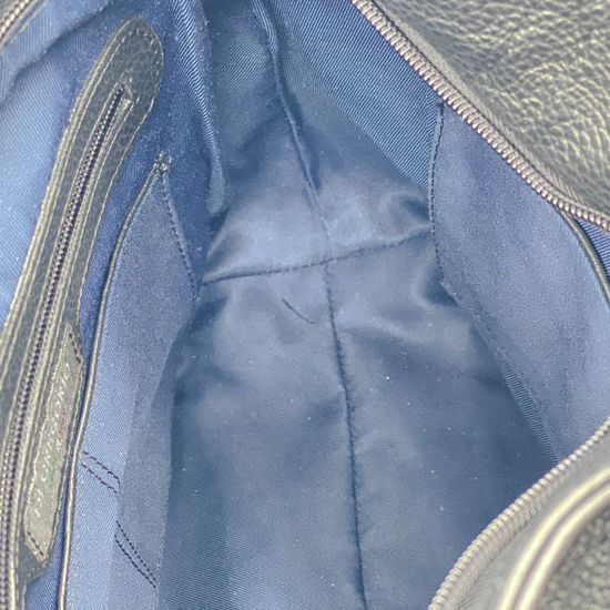 Сумка Di Gregorio черная кожаная - фото 6, 