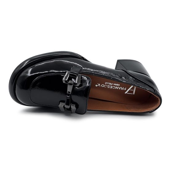 Туфли Francesco Valeri черные лакированные - фото 5, TU30 FV