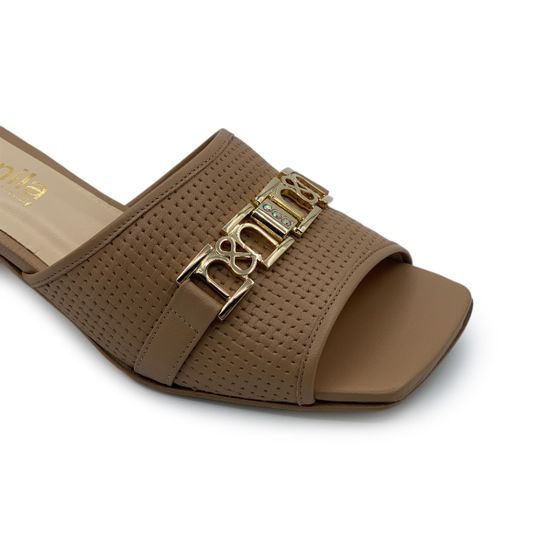 Мюли NIL&amp;NILA бежевые кожаные - фото 6, CM1030 NIL BEIGE