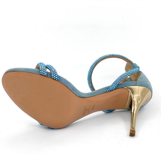 Босоножки Nina Lilou замшевые голубые - фото 4, 251057F8 NL BLU