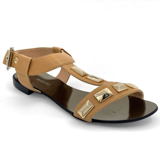 Босоножки Renzi кожаные коричневые canguro - фото 2, 