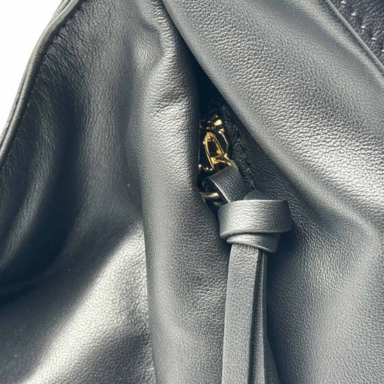 Сумка Loristella черная кожаная - фото 5, 3141 LS NERO