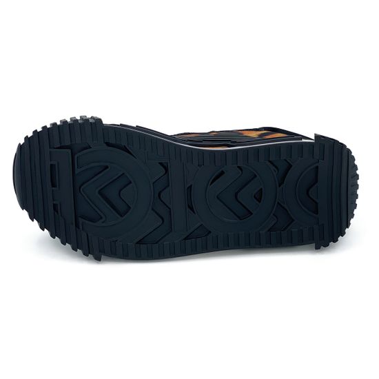 Кроссовки Tuffoni кожа/замша черные/леопард - фото 4, 