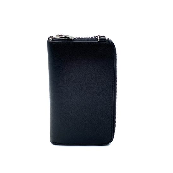 Клатч Renato Angi черный кожаный - фото 3, 