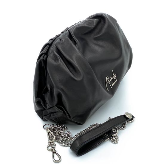 Клатч Renato Angi черный кожаный - фото 2, 