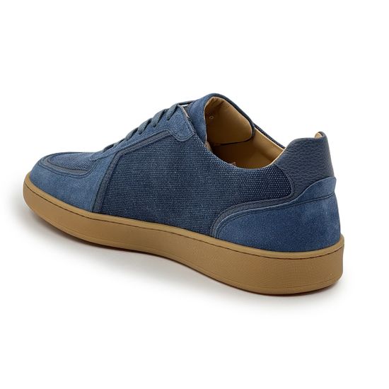 Кеды GIAMPIERONICOLA синие нубук/текстиль демисезонные - фото 3, W44559A GPN BLU