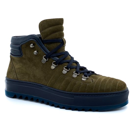 Кеды мужские Giampieronicola коричневые замшевые демисезонные - фото 2, 