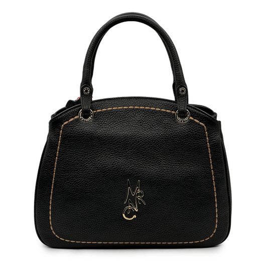 Сумка Marina Creazioni черная кожаная - фото 1, 