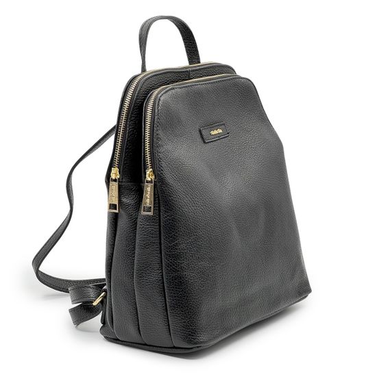 Рюкзак NILA&amp;NILA черный кожаный - фото 2, BNN7013 NIL NERO