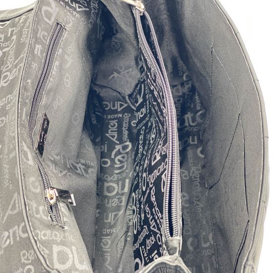 Сумка Renato Angi черная кожаная - фото 5, 