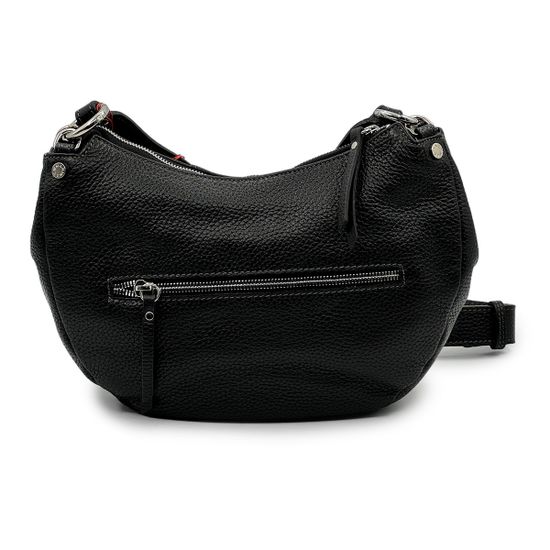 Сумка Marina Creazioni черная кожаная &quot;полумесяц&quot; - фото 3, B6900 MC NERO