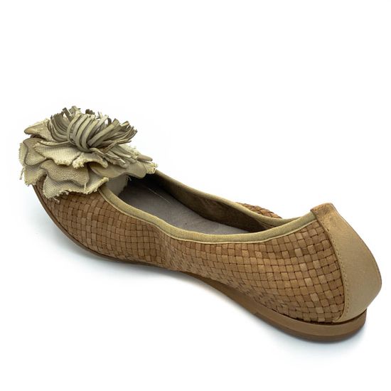 Балетки Fru.it бежевые кожаные - фото 3, 