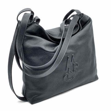 Сумка через плечо Marina Creazioni черная кожаная - фото 2, B6264 MC NERO