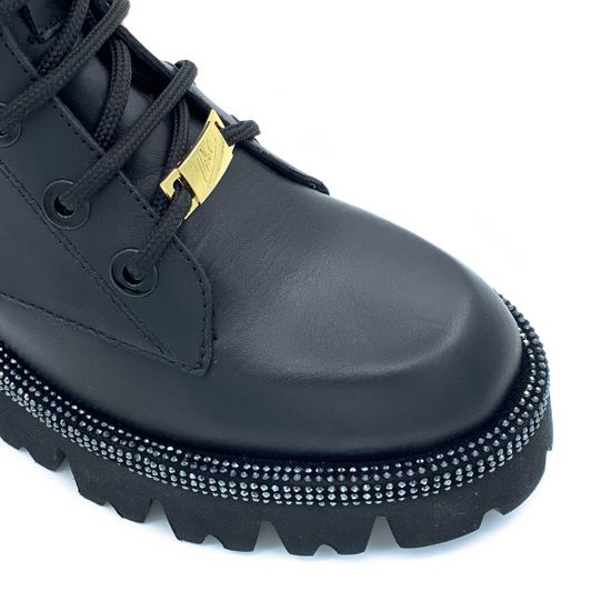 Ботинки Marcelo Lopez черные кожаные демисезонные - фото 6, ER11540 ML