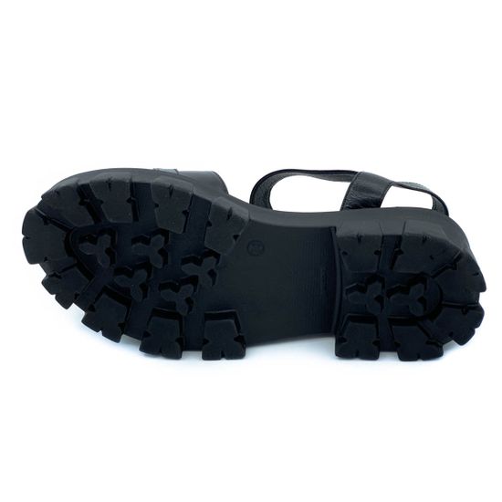 Босоножки Cover черные кожаные - фото 4, 2593-2 COV