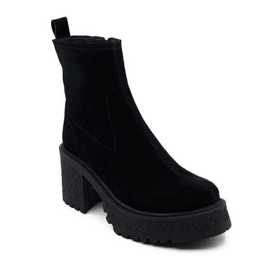 Ботинки CVCover черные замшевые на меху - фото 2, 106609-2 COV