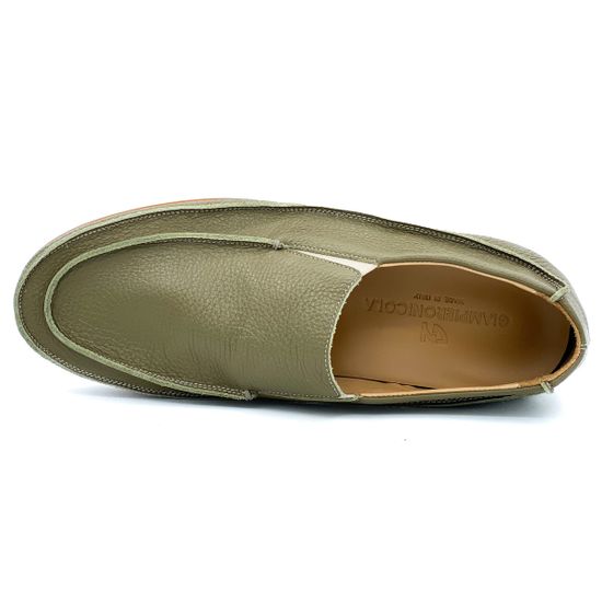 Слипоны Giampieronicola зеленые - фото 5, 38109B GPN