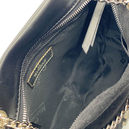 Сумка Marina Creazioni кожаная черная - фото 6, B5560 MC NERO NAPPA