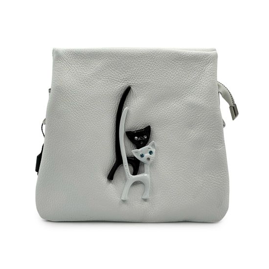 Сумка кросс-боди Renato Angi белая кожаная - фото 1, 3555001 RA BIANCO