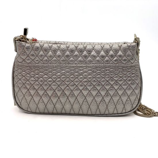 Клатч Marina Creazioni кожаный золотого цвета - фото 3, 