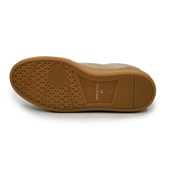 Кеды GIAMPIERONICOLA бежевые нубук/текстиль демисезонные - фото 4, W44559B GPN BEIGE