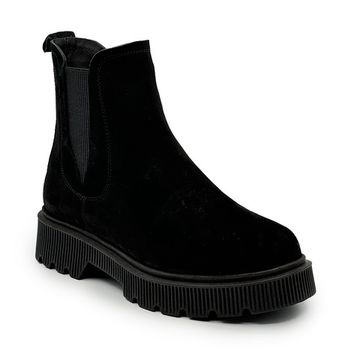 Ботинки челси CV COVER черные замшевые на меху - фото 2, 365637-2 COV