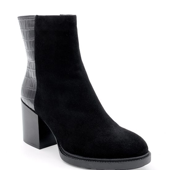 Ботинки Cover черные замша/кожа МЕХ - фото 2, 751917-2 COV