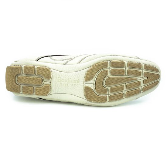 Слипоны Baldinini белые кожаные - фото 4, 