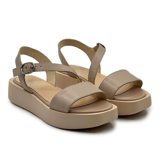 Босоножки CV COVER пудровые кожаные - фото 8, 1035-1 COV PUDR