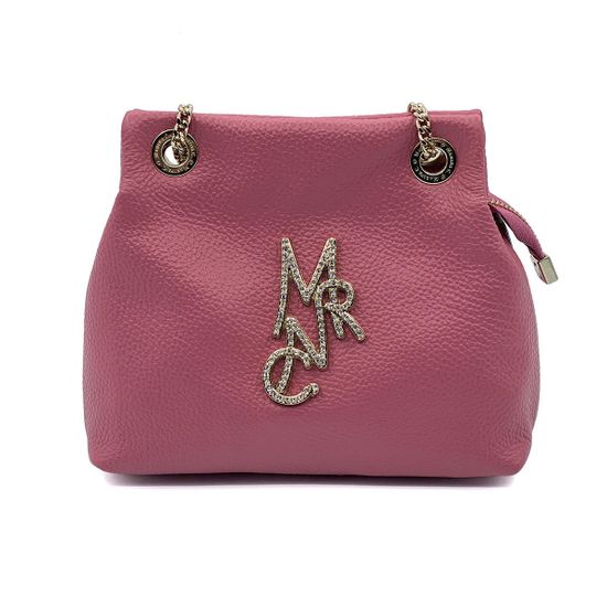 Сумка Marina Creazioni ярко-розовая кожаная - фото 1, 