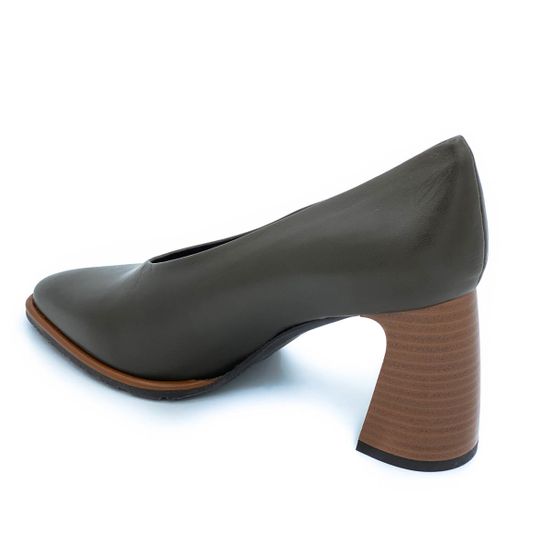 Туфли Tiffi зеленые кожаные - фото 3, S122/70C TI OLIVE