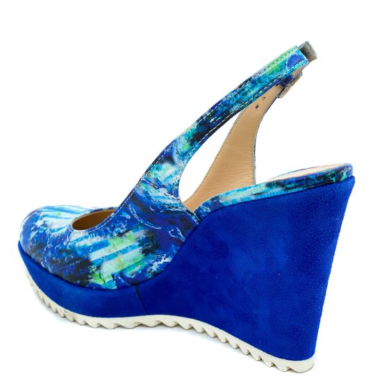 Босоножки Giorgio Piergentili синие - фото 3, 