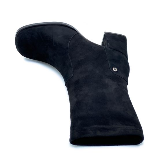 Ботильоны TUFFONI черные замшевые Байка - фото 5, 