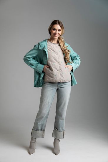 Ветровка женская Tuffoni зеленая - фото 3, 7725003 TUF VERDE