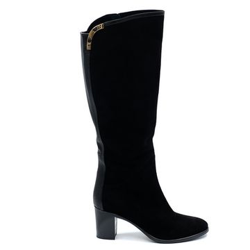 Сапоги Le Pepe черные замшевые демисезонные - фото 1, A322944 PEP