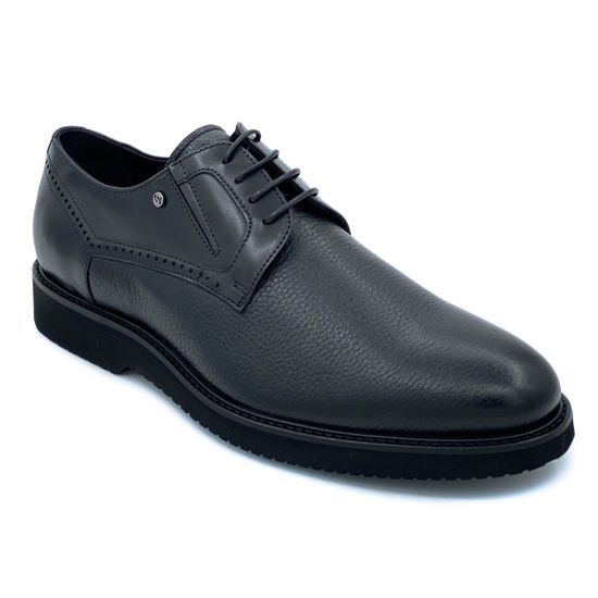 Туфли Giampieronicola черные кожаные - фото 2, 