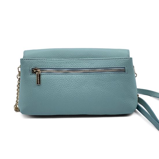 Клатч Marina Creazioni бирюзовый кожаный - фото 3, B6113 MC CELESTE