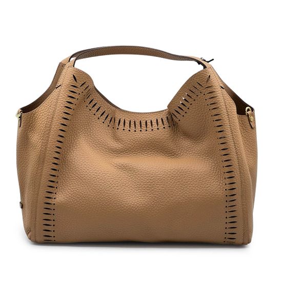 Сумка Loristella бежевая кожаная - фото 1, 2787T LS BEIGE