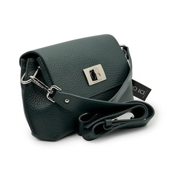 Сумка Di Gregorio зеленая кожаная - фото 2, 821 DG PETROL