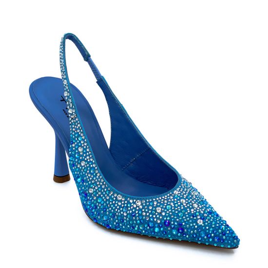 Туфли Tiffi синие замшевые - фото 2, J905/90 TI SKY