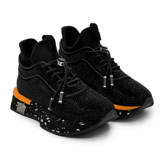 Кроссовки NILA&amp;NILA черные замшевые на меху - фото 8, NO6467M NIL NERO