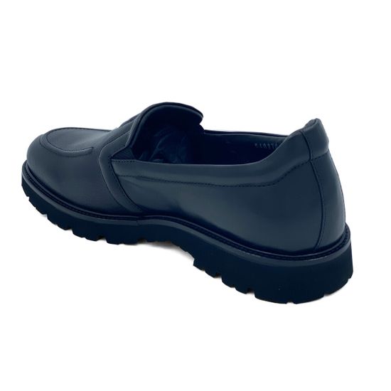 Слипоны Giampieronicola черные кожаные демисезонные - фото 3, 