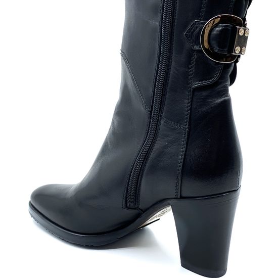 Сапоги Le Pepe черные кожаные демисезонные - фото 7, A252750 PEP NAP