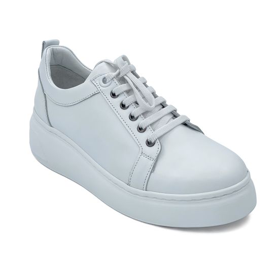 Кроссовки CV COVER  белые кожаные без перфорации - фото 2, 1979-56 COV