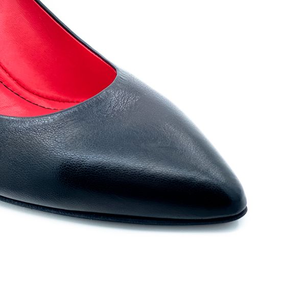 Туфли Pas de Rouge кожа черные - фото 6, 