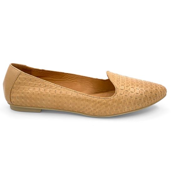 Балетки Zamagni бежевые кожаные - фото 1, 