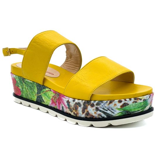 Босоножки Giorgio Piergentili желтые - фото 2, 