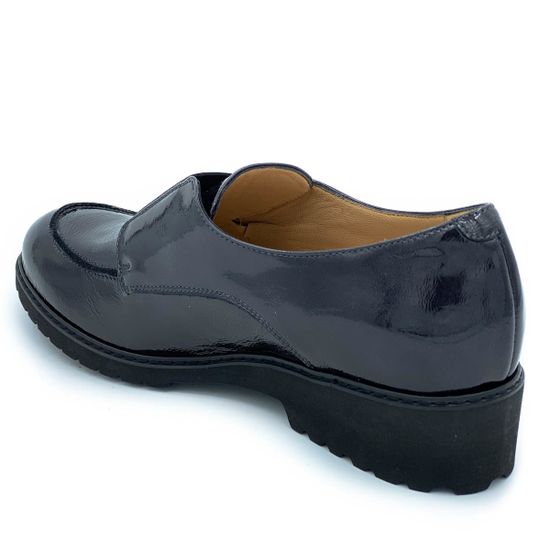 Полуботинки Donna Soft серые наплак демисезонные - фото 3, DS1017 DS