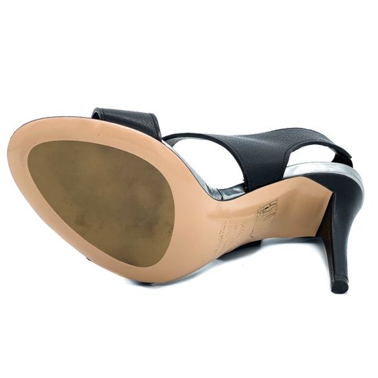 Босоножки Renzi кожаные черные - фото 4, 501500A RZ